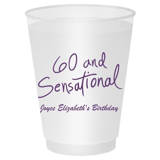 Fun 60 and Sensational Shatterproof Cups